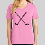Ladies Core Cotton V Neck Tee Thumbnail