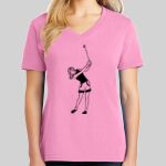 Ladies Core Cotton V Neck Tee Thumbnail