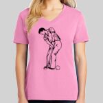 Ladies Core Cotton V Neck Tee Thumbnail