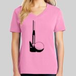 Ladies Core Cotton V Neck Tee Thumbnail