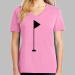 Ladies Core Cotton V Neck Tee Thumbnail