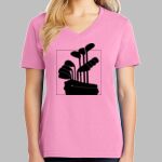 Ladies Core Cotton V Neck Tee Thumbnail