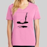 Ladies Core Cotton V Neck Tee Thumbnail