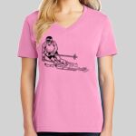 Ladies Core Cotton V Neck Tee Thumbnail