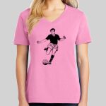 Ladies Core Cotton V Neck Tee Thumbnail