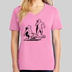 Ladies Core Cotton V Neck Tee Thumbnail