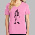 Ladies Core Cotton V Neck Tee Thumbnail
