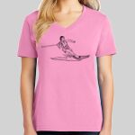 Ladies Core Cotton V Neck Tee Thumbnail