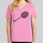 Ladies Core Cotton V Neck Tee Thumbnail