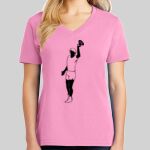 Ladies Core Cotton V Neck Tee Thumbnail