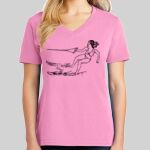 Ladies Core Cotton V Neck Tee Thumbnail