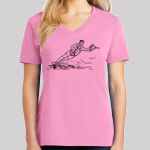 Ladies Core Cotton V Neck Tee Thumbnail