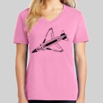 Ladies Core Cotton V Neck Tee Thumbnail