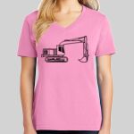 Ladies Core Cotton V Neck Tee Thumbnail