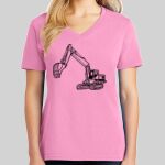 Ladies Core Cotton V Neck Tee Thumbnail