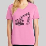 Ladies Core Cotton V Neck Tee Thumbnail