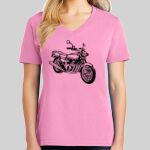 Ladies Core Cotton V Neck Tee Thumbnail