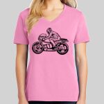 Ladies Core Cotton V Neck Tee Thumbnail