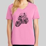 Ladies Core Cotton V Neck Tee Thumbnail