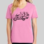 Ladies Core Cotton V Neck Tee Thumbnail