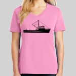 Ladies Core Cotton V Neck Tee Thumbnail