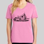 Ladies Core Cotton V Neck Tee Thumbnail