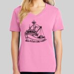 Ladies Core Cotton V Neck Tee Thumbnail