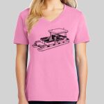 Ladies Core Cotton V Neck Tee Thumbnail