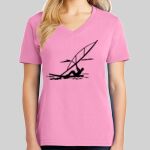 Ladies Core Cotton V Neck Tee Thumbnail