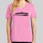 Ladies Core Cotton V Neck Tee Thumbnail