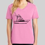 Ladies Core Cotton V Neck Tee Thumbnail