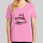 Ladies Core Cotton V Neck Tee Thumbnail