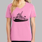 Ladies Core Cotton V Neck Tee Thumbnail