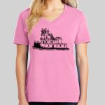 Ladies Core Cotton V Neck Tee Thumbnail