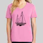 Ladies Core Cotton V Neck Tee Thumbnail