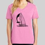 Ladies Core Cotton V Neck Tee Thumbnail