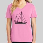 Ladies Core Cotton V Neck Tee Thumbnail