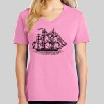 Ladies Core Cotton V Neck Tee Thumbnail