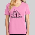 Ladies Core Cotton V Neck Tee Thumbnail