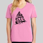 Ladies Core Cotton V Neck Tee Thumbnail