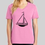 Ladies Core Cotton V Neck Tee Thumbnail