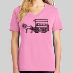 Ladies Core Cotton V Neck Tee Thumbnail