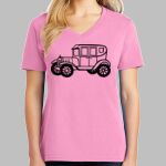 Ladies Core Cotton V Neck Tee Thumbnail