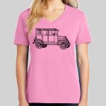 Ladies Core Cotton V Neck Tee Thumbnail