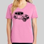 Ladies Core Cotton V Neck Tee Thumbnail