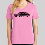 Ladies Core Cotton V Neck Tee Thumbnail