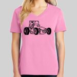 Ladies Core Cotton V Neck Tee Thumbnail