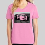 Ladies Core Cotton V Neck Tee Thumbnail