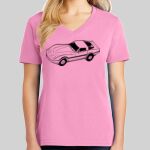 Ladies Core Cotton V Neck Tee Thumbnail