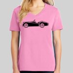 Ladies Core Cotton V Neck Tee Thumbnail